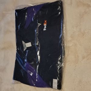 New! Long sleeve fleece 1/4 zip toggle bottom XXL FedEx sweater
